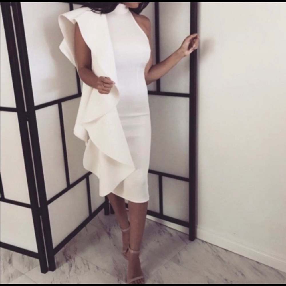 Donnee Par Dieu white dress. Size small.